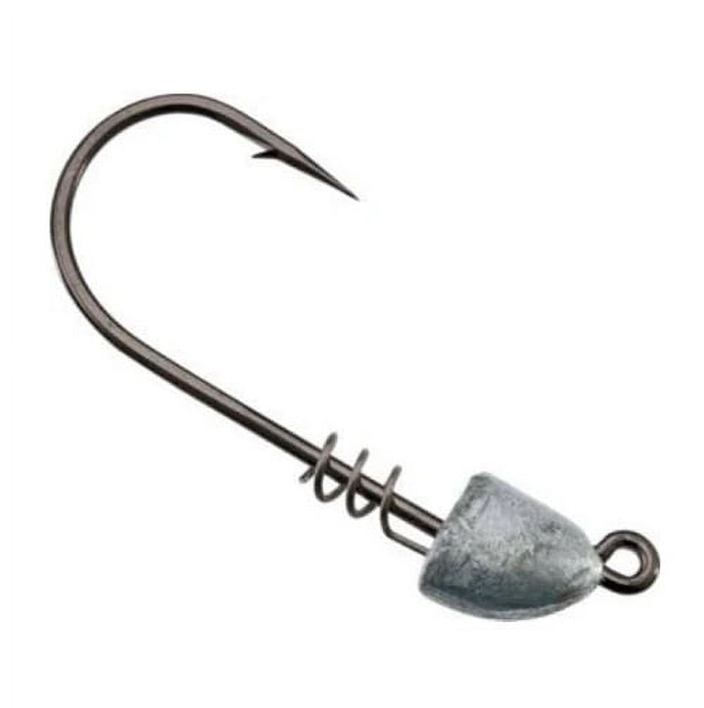 Norton Lazer Lock Shad Head, Black Nickel, 1/4 oz, 4 Piece