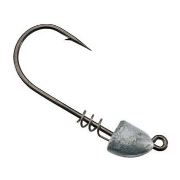 Norton Lazer Lock Shad Head, Black Nickel,1/8 oz, 4 Piece