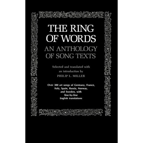 Norton Library (Paperback) The Ring of Words: An Anthology of Song Texts, (Paperback)