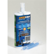 Norton Speed Grip 04671 2-Part Adhesive, 400 mL Cartridge, Brown, Liquid