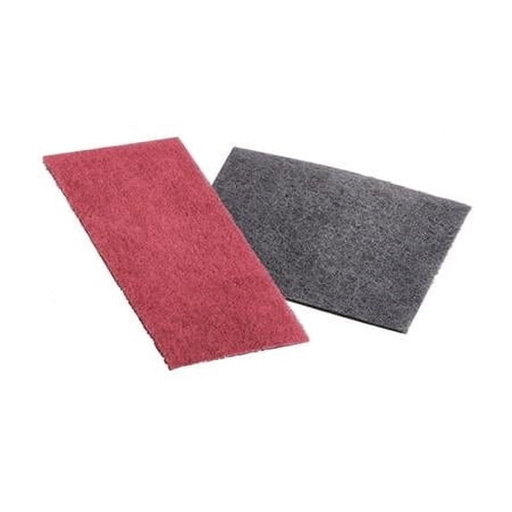 Norton NTN-6166 4.5 x 9 in. Thin-Flex Primer Prep Scuff Pads, Maroon