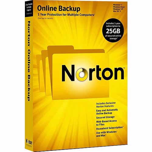 Norton Online Backup 25gb