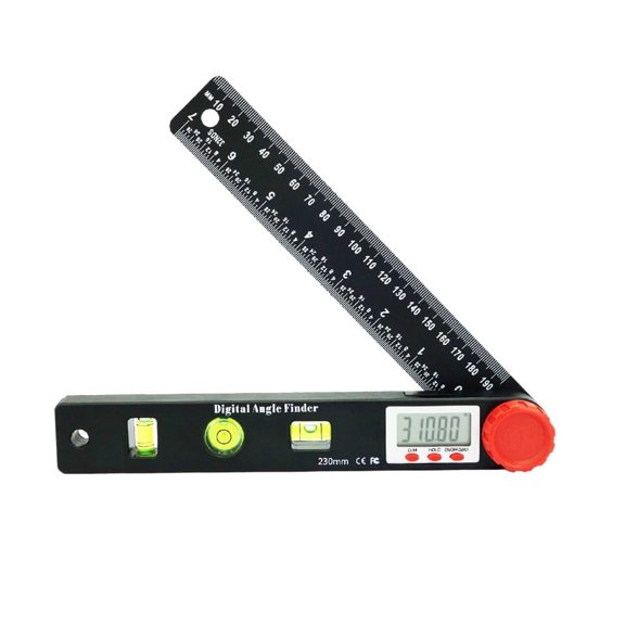 Nortools Digital Angle Finder Protractor, 7inch/195mm 0-360 degree