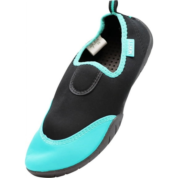 Norty Big Kid & Young Men's Water Aqua Socks Slip-On Pool, Beach & Surf Shoes