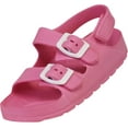 thumbnail image 1 of Norty Boy Girl Children Toddler Little and Big Kid 2 Strap Slide Sandal 41905-7MUSToddler (Pink Strap), 1 of 7