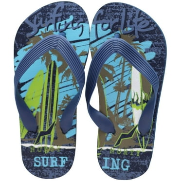 Norty Boy's Flip Flop Sandals Comfortable for Beach, Pool & Daily Adventures