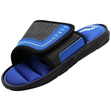 Norty Unisex Boys Girls Memory Foam Slide Shower Sandals Slip On Casual for Kids