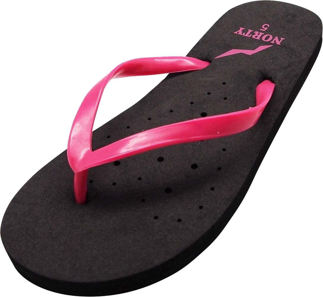 Norty Girl's Flip Flops Summer Casual Everyday Comfort and Fun Sandals