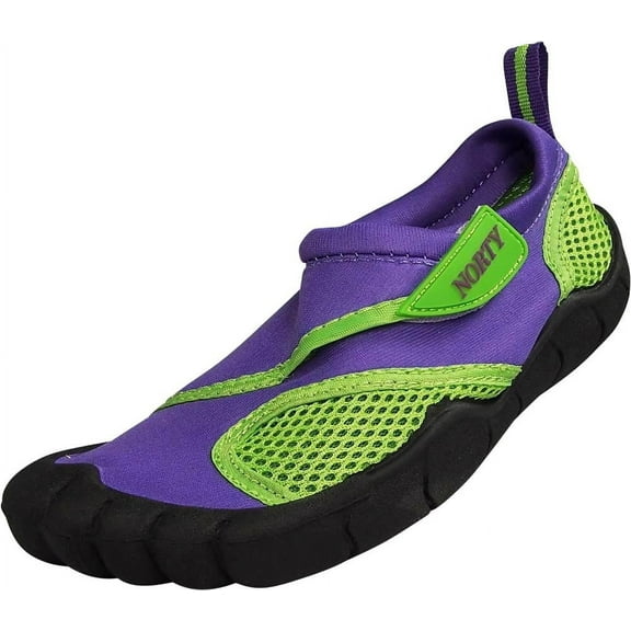 Norty Girl's Water Shoes Quick-Dry Aqua Socks for Beach & Pool Adventures