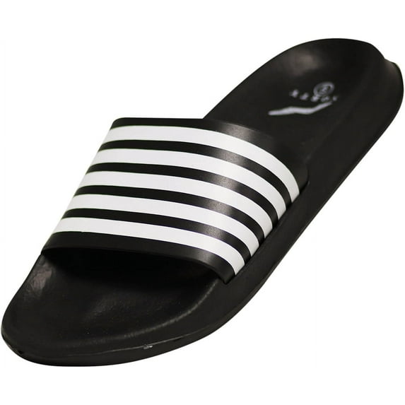 Norty Men's Comfort Casual Slide Shower Beach Pool Slip On Sandals Shoes