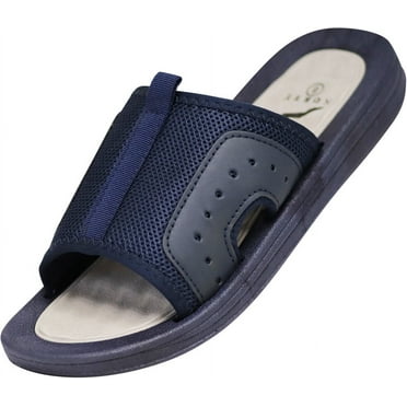 Norty Men's Comfort Casual Slide Shower Beach Pool Slip On Sandals Shoes