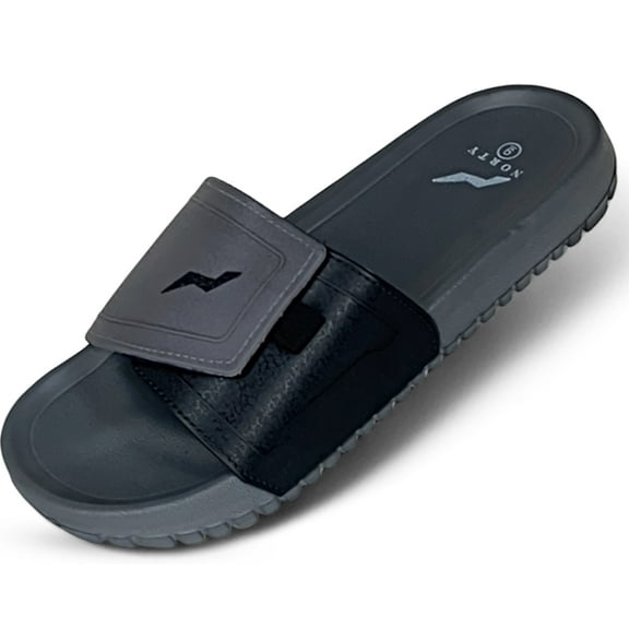 Norty Men's Comfort Casual Slide Shower Beach Pool Slip On Sandals Shoes
