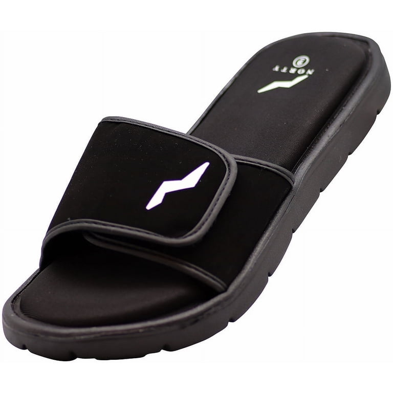Men\'s Black Flip Flop Memory Foam Foot Bed Comfort Casual Sandal Slip On Shoes Norty Mens Memory Foam Footbed Comfortable and Casual Sandal  main image 4