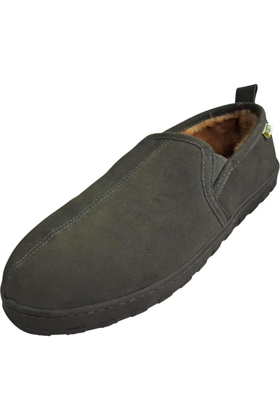 Norty Men's Slip-Resistant Indoor Outdoor Scuff Slippers - Comfortable and Stylish