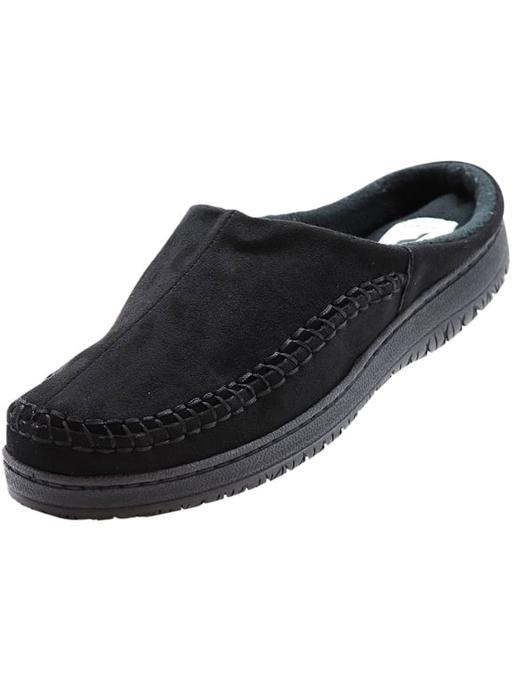 Norty Men's Indoor Outdoor Scuff Clog Slippers Comfortable, Stylish Runs One Size Small