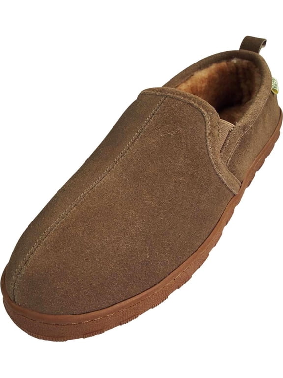 Norty Men's Slip-Resistant Indoor Outdoor Scuff Slippers - Comfortable and Stylish