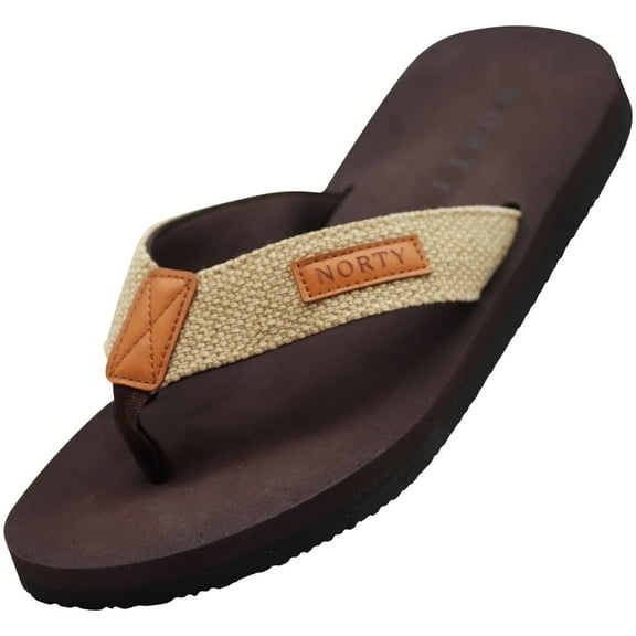 Norty Men's Soft EVA Flip Flop Thong Sandal Comfort, Style, and Durability