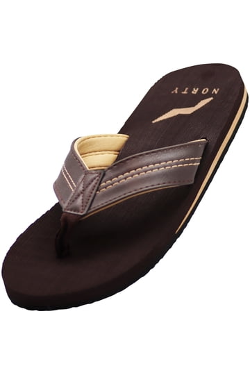 Norty Thong Men\'s Dark Brown Footwear For Summer Comfortable Sandals Casual Norty Men main image 3