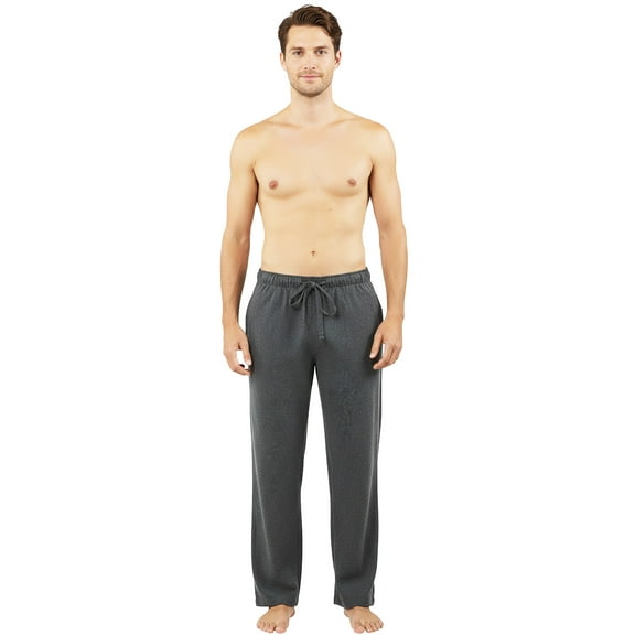 Norty Mens Pajama Pants, Flannel Lounge Sleep Pant - Plaids and Solids, Cotton Blend