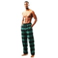thumbnail image 1 of Norty Mens Pajama Pants, Flannel Lounge Sleep Pant - Plaids and Solids, Cotton Blend, 1 of 26