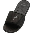thumbnail image 1 of Norty Men's Quick Drying Beach Pool Shower Slides Sandals with Drain Holes, 1 of 15