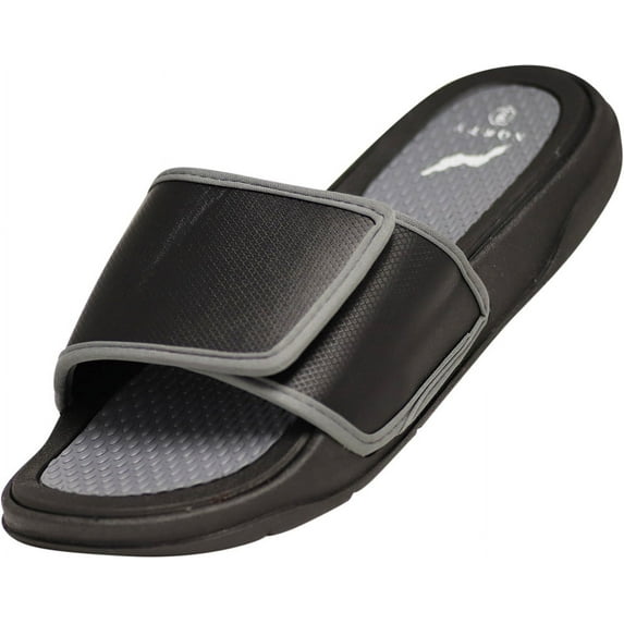 Norty Men's Comfort Casual Slide Shower Beach Pool Slip On Sandals Shoes
