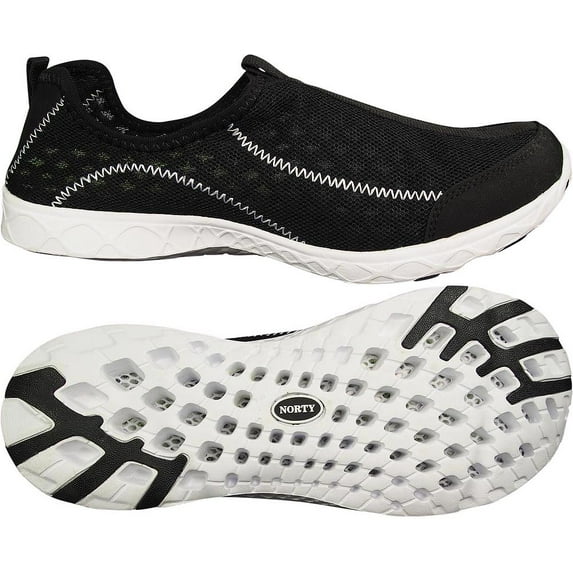 Norty - Slip-On Water Shoes For Women - Perfect For Water Sports and Water Aerobics - Thick Protective Soles - Lightweight, Comfortable and Fashionable