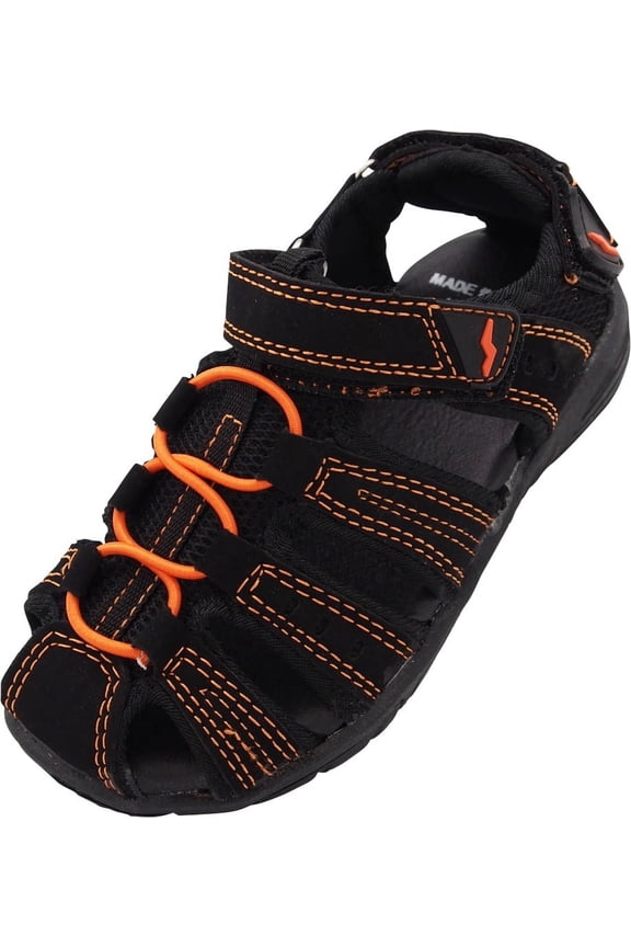 Norty Unisex Toddler Boys Girls Athletic Outdoor Summer Closed Toe Sandals