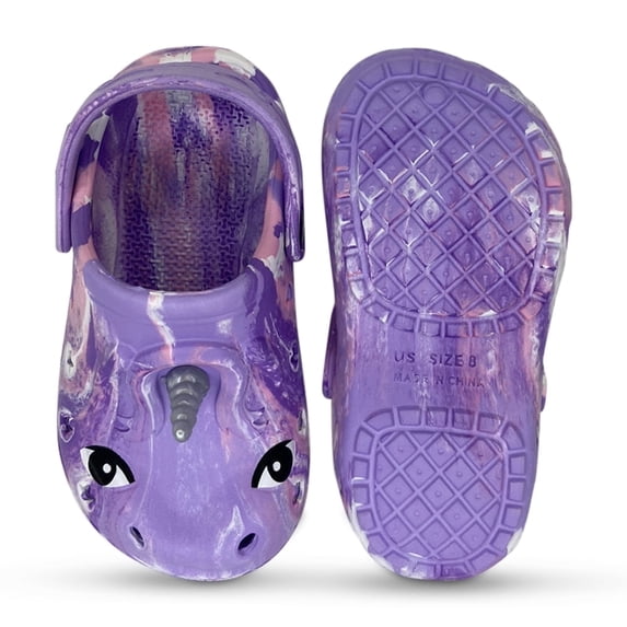 Norty Toddler Kids Boy's & Girl's Fun Slip-On Sandal Slipper Clog Shoes