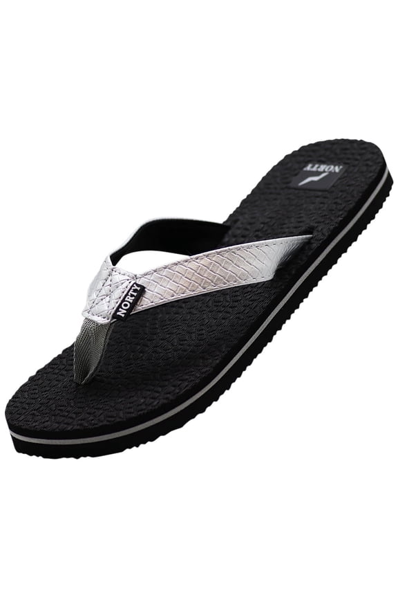 Norty Women's Everyday Flip Flop Thong Sandals Versatile Comfort