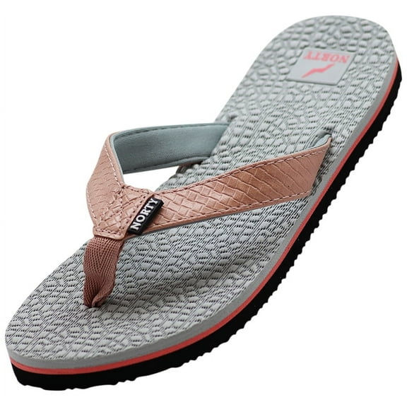 Norty Women's Everyday Flip Flop Thong Sandals Versatile Comfort