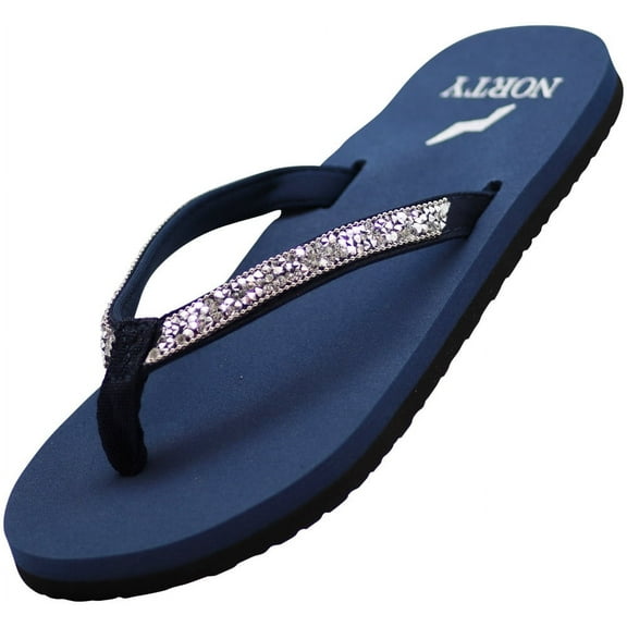 Norty Women's Everyday Flip Flop Thong Sandals Versatile Comfort
