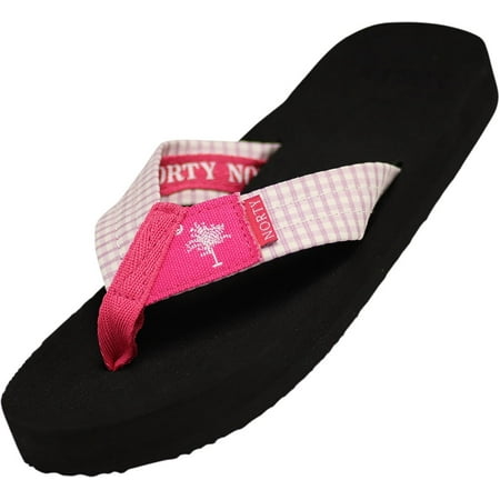 Norty Women's Flip-Flop Sandal, Low Heel Platform Sandal
