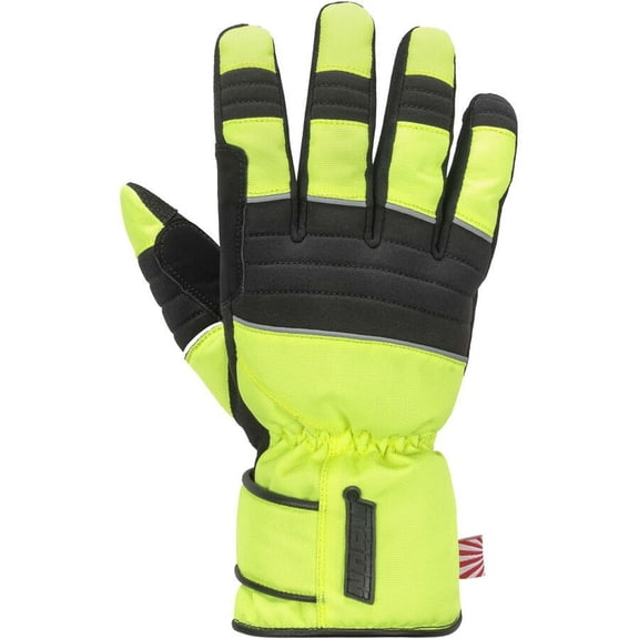 Noru Kiji Waterproof Gloves Fluor/Black (Medium, Yellow Fluor/Black)