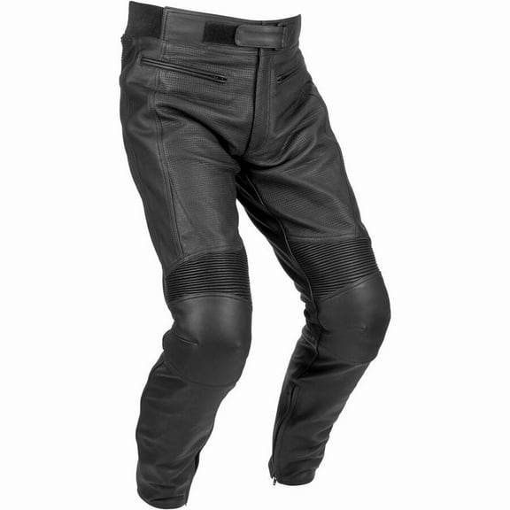 Noru Kuro Leather Pants (34, Black)