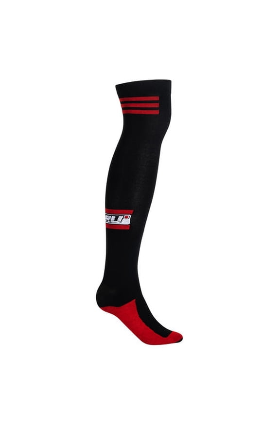 Long Riding Socks (OSFA, Black/Red)