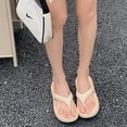 thumbnail image 1 of Norvail Flip Flops for Women Summer Beach,Slippers Non-Slip Ultralight Thick Bottom Flip Flops Soft Bottom EVA Sandal Slippers, Comfortable Cushioned Thong Sandals for Pool Vacation Daily Wear, 1 of 5