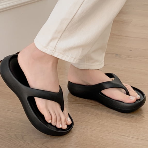 Norvail Flip Flops for Women Summer Beach,Slippers Non-Slip Ultralight Thick Bottom Flip Flops Soft Bottom EVA Sandal Slippers, Comfortable Cushioned Thong Sandals for Pool Vacation Daily Wear