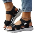 thumbnail image 1 of Norvail Orthopedic Sport Sandals for Women Soft Cushion Foam Comfortable Walking Sandal Arch Support Wide Fit Dress Comfy Orthotic Recovery Athletic Plus-Size Hook-and-Loop Casual Sandals, 1 of 8