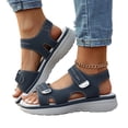 thumbnail image 1 of Norvail Orthopedic Sport Sandals for Women Soft Cushion Foam Comfortable Walking Sandal Arch Support Wide Fit Dress Comfy Orthotic Recovery Athletic Plus-Size Hook-and-Loop Casual Sandals, 1 of 8