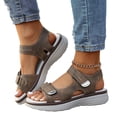 thumbnail image 1 of Norvail Orthopedic Sport Sandals for Women Soft Cushion Foam Comfortable Walking Sandal Arch Support Wide Fit Dress Comfy Orthotic Recovery Athletic Plus-Size Hook-and-Loop Casual Sandals, 1 of 8