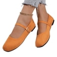 thumbnail image 1 of Norvail Womens Ballet Flats Slip On Square Toe Formal Wedding Flats Shoes Low Arch Fashion Casual Comfortable Soft Sole Loafers Plus Size Wide, 1 of 7