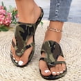 thumbnail image 1 of Norvail Womens Fashionable Camo Print Slides, Casual Comfortable Flat Sandals for Beach, Lightweight Breathable Slippers for Indoor & Outdoor Wear, Walking Shoes, Footwear, 1 of 7