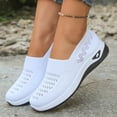thumbnail image 1 of Norvail Womens Woven Orthopedic Breathable Soft Shoes, Arch Support Walking Shoes Summer Going Out Shoes, Lightweight Casual Sneakers for Plantar Fasciitis, 1 of 6