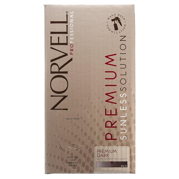 Norvell Dark Premium Spray Tan Solution - Gallon EverFresh Box