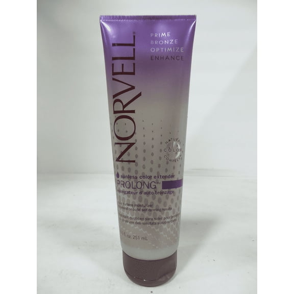 Norvell Prolong Sunless Tanning Color Extender Moisturizing Lotion, 8.5 oz
