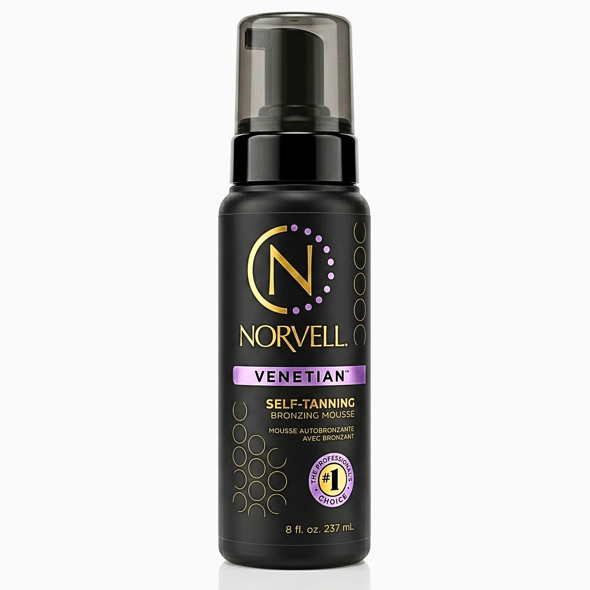 Norvell Venetian Self-Tanning Mousse with Bronzer - 8 oz