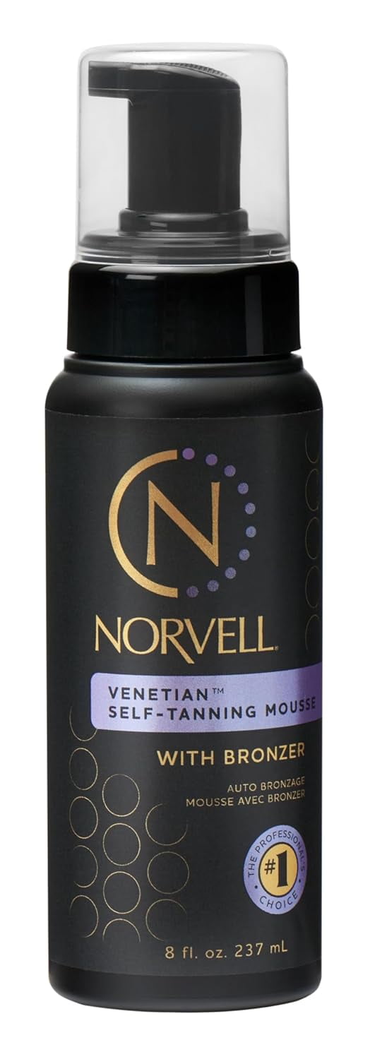 Norvell Venetian Self-Tanning Mousse with Bronzer - 8 oz