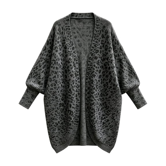 Norvella Cheetah Print Cardigan for Womens Leopard Print Open Front ...