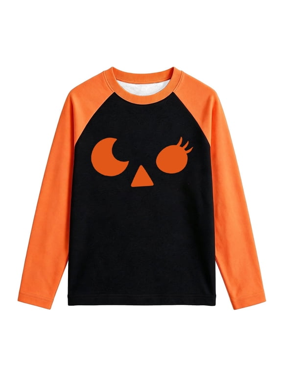 Mens Halloween T Shirts Jack O Lantern Face Graphic Crew Neck Short Sleeve Tee Contrast Regular Fit Spooky Season Casual Top